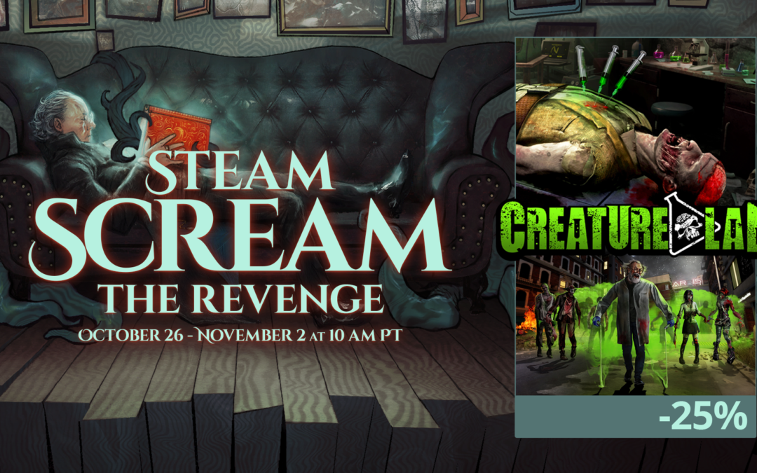 Creature Lab shocks with a scaringly good 25% deal for Steam Scream: The Revenge